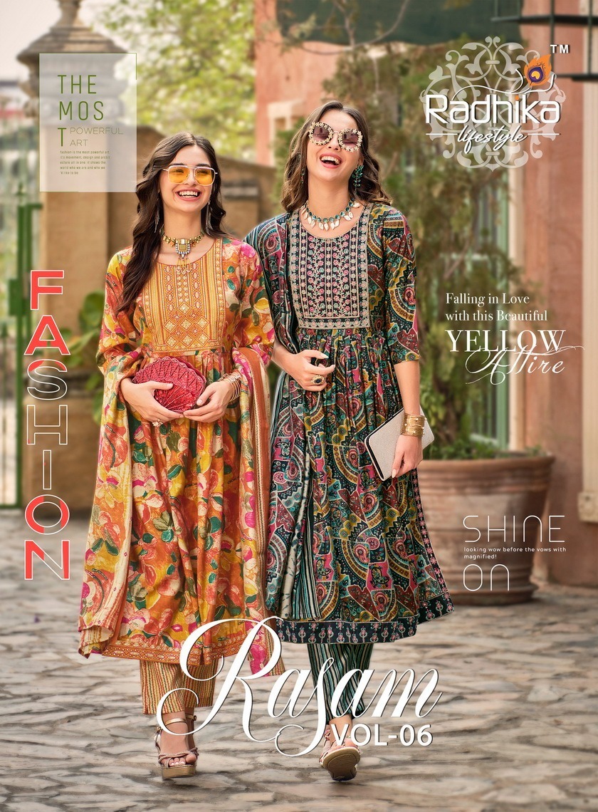 RADHIKA-LIFESTYLE-RASAM-VOL-6-READYMADE-KURTI-WHOLESALER-IN-SURAT-1