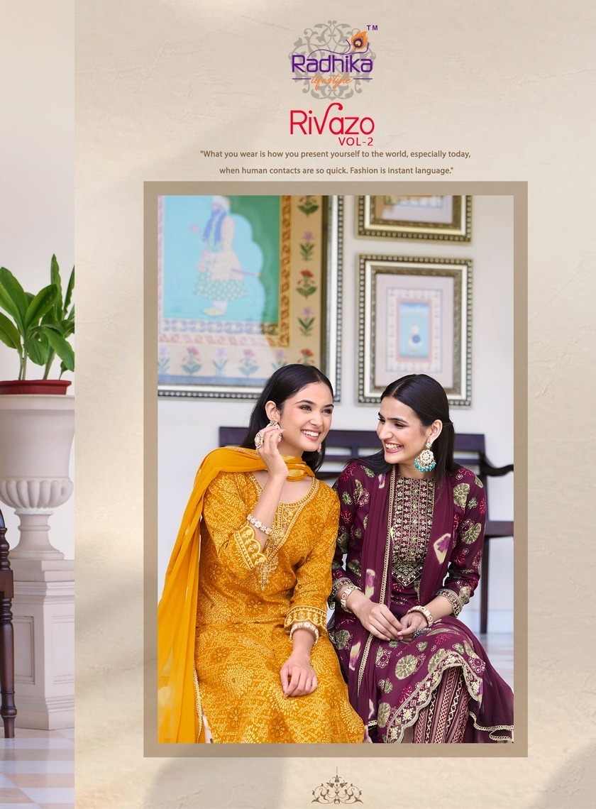 RADHIKA-LIFESTYLE-RIVAZO-VOL-2-KURTI-PANT-WITH-DUPATTA-SUPPLIER-IN-SURAT-1