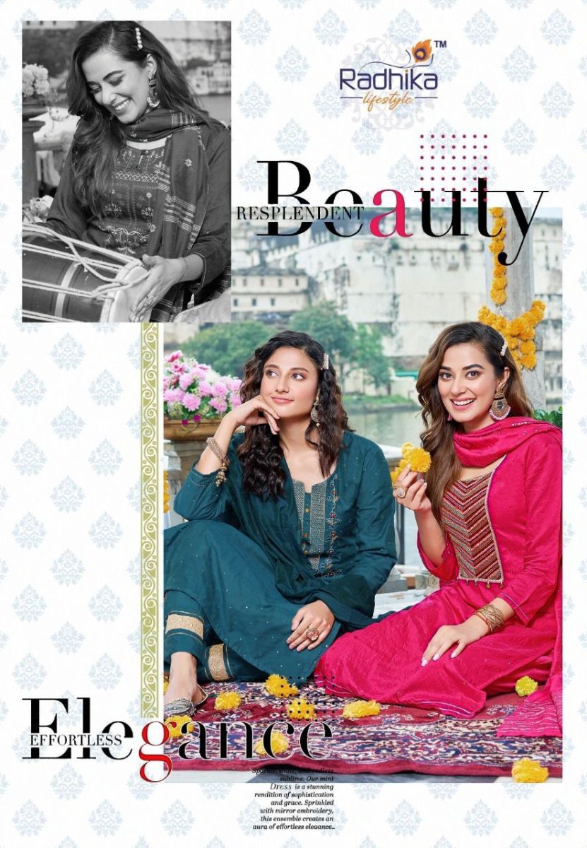 RADHIKA-LIFESTYLE-SABHYATA-VOL-1-CHANDERI-KURTI-PANT-WITH-DUPATTA-AT-WHOLESALE-2