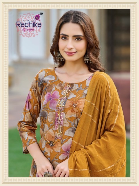 RADHIKA-LIFESTYLE-SATRANGI-VOL-6-CHANDERI-PRINT-READYMADE-KURTI-1