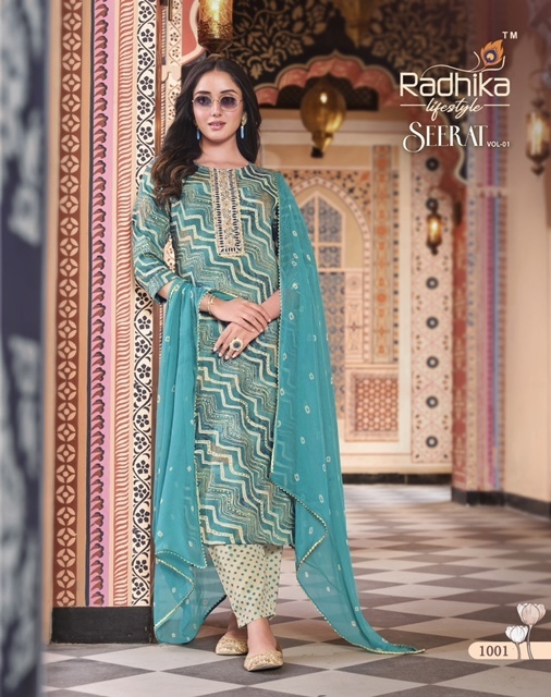 RADHIKA-LIFESTYLE-SEERAT-VOL-1-KURTI-PANT-WITH-DUPATTA-WHOLESALER-SURAT-3