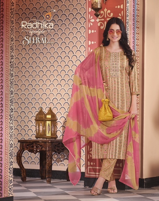 RADHIKA-LIFESTYLE-SEERAT-VOL-1-KURTI-PANT-WITH-DUPATTA-WHOLESALER-SURAT-5
