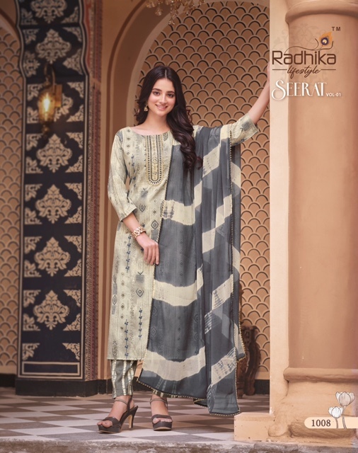 RADHIKA-LIFESTYLE-SEERAT-VOL-1-KURTI-PANT-WITH-DUPATTA-WHOLESALER-SURAT-9