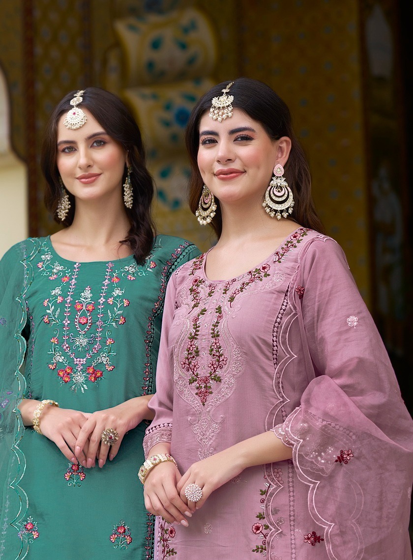 RADHIKA-LIFESTYLE-SEHNAAZ-VOL-4-ROMAN-SILK-ORGANZA-KURTI-SUPPLIER-IN-SURAT-5