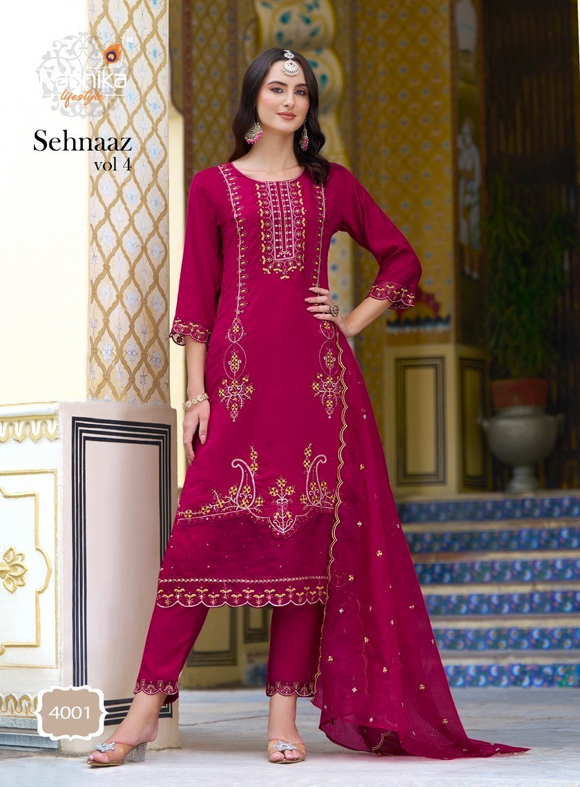 RADHIKA-LIFESTYLE-SEHNAAZ-VOL-4-ROMAN-SILK-ORGANZA-KURTI-SUPPLIER-IN-SURAT-6