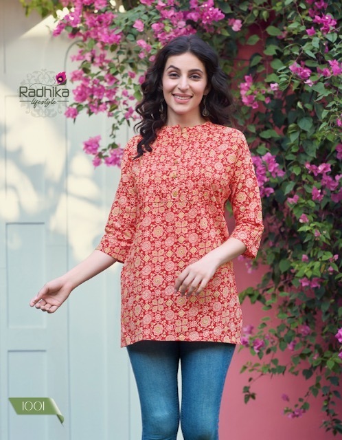 RADHIKA-LIFESTYLE-SUMMER-SHINE-VOL-1-SHORT-KURTI-WHOLESALER-IN-SURAT-2