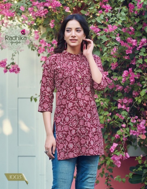 RADHIKA-LIFESTYLE-SUMMER-SHINE-VOL-1-SHORT-KURTI-WHOLESALER-IN-SURAT-4
