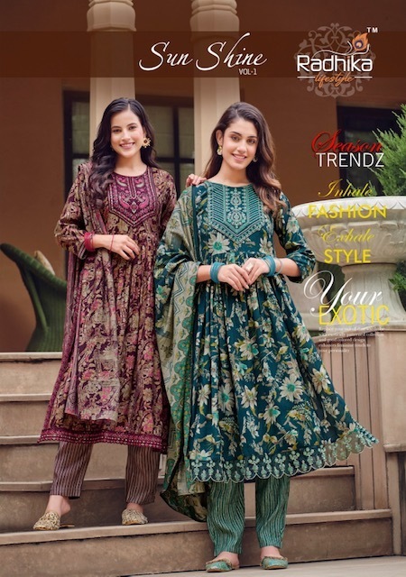 RADHIKA-LIFESTYLE-SUN-SHINE-VOL-1-PRINTED-KURTIS-MANUFACTURER-1
