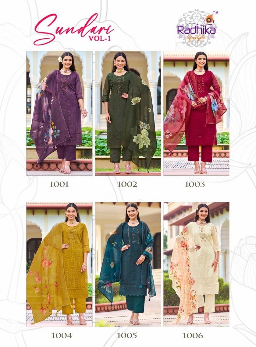 RADHIKA-LIFESTYLE-SUNDARI-VOL-1-ORGANZA-READYMADE-KURTI-SUPPLER-IN-SURAT-4