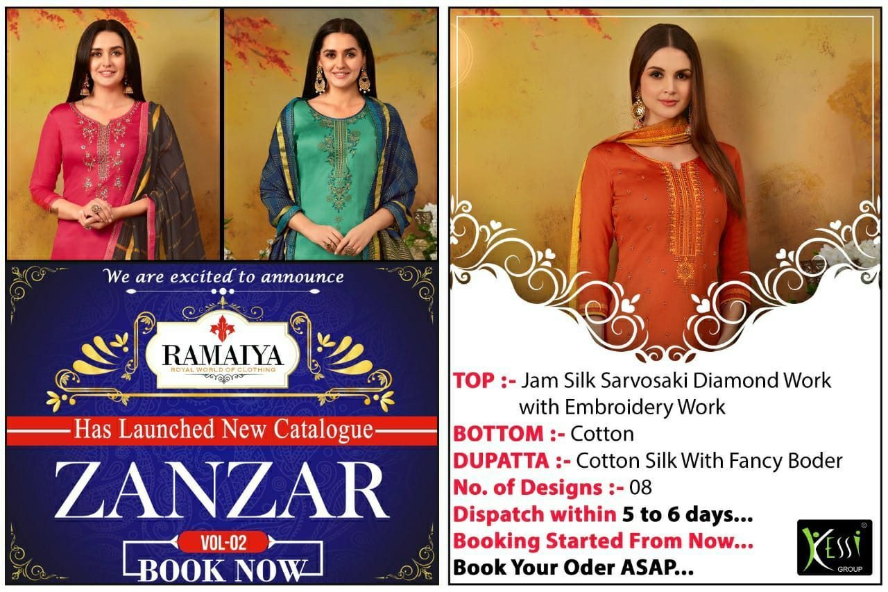 RAMAIYA-ZANZAR-VOL-2-JAM-SILK-SALWAR-SUITS-BY-KESSI-FABRIC-5