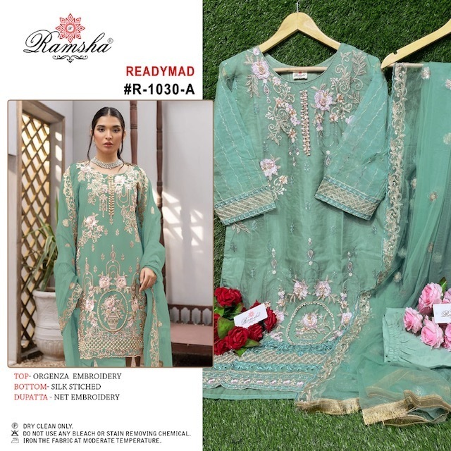 RAMSHA-PRESENT-R-1030-ORGANZA-EMBROIDERY-PAKISTANI-SUITS-WHOLESALE-1