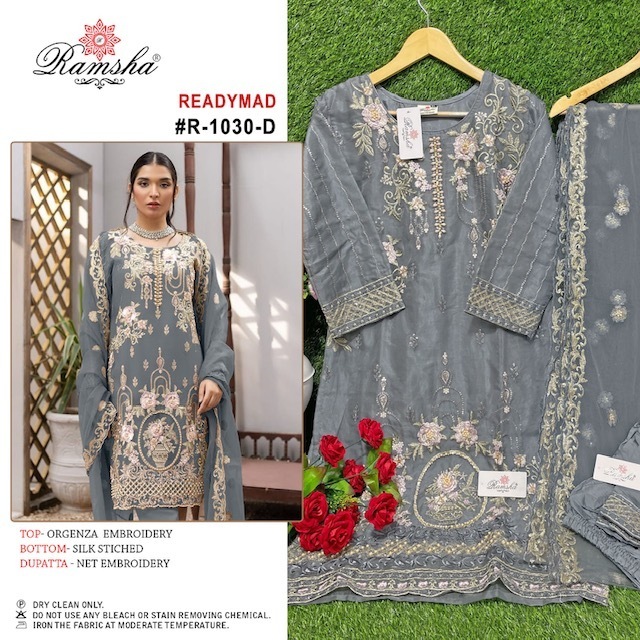 RAMSHA-PRESENT-R-1030-ORGANZA-EMBROIDERY-PAKISTANI-SUITS-WHOLESALE-4