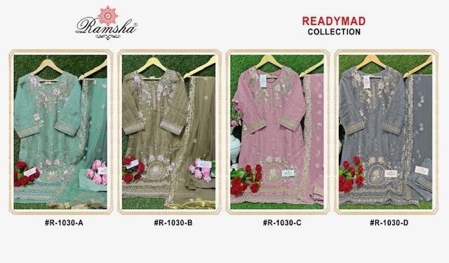 RAMSHA-PRESENT-R-1030-ORGANZA-EMBROIDERY-PAKISTANI-SUITS-WHOLESALE-5
