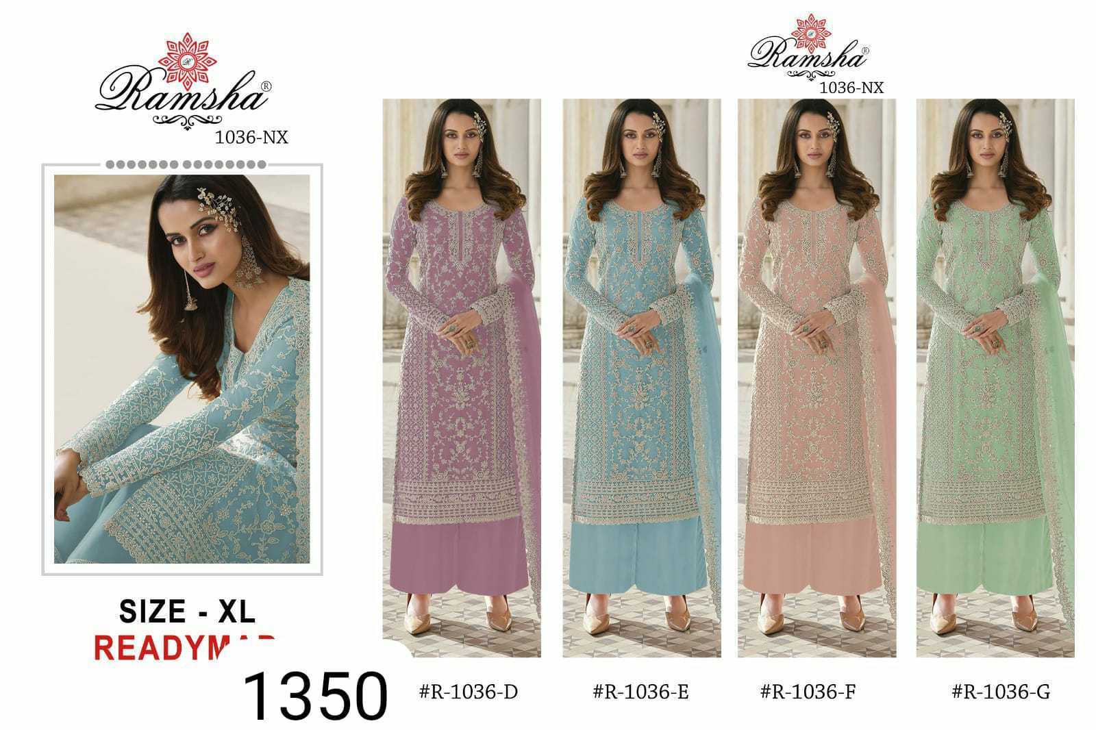 RAMSHA-PRESENT-R-1036-NX-ORGANZA-EMBROIDERY-PAKISTANI-SUITS-NEW-CATALOGUE-2