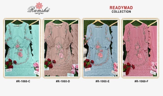 RAMSHA-PRESENT-R-1060-GEORGETTE-READYMADE-PAKISTANI-SUITS-SURAT-5