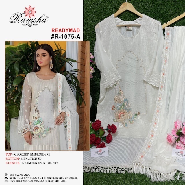 RAMSHA-PRESENT-R-1075-GEORGETTE-EMBROIDERY-PAKISTANI-SUITS-NEW-CATALOGUE-2
