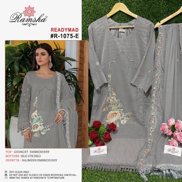 RAMSHA-PRESENT-R-1075-GEORGETTE-EMBROIDERY-PAKISTANI-SUITS-NEW-CATALOGUE-6