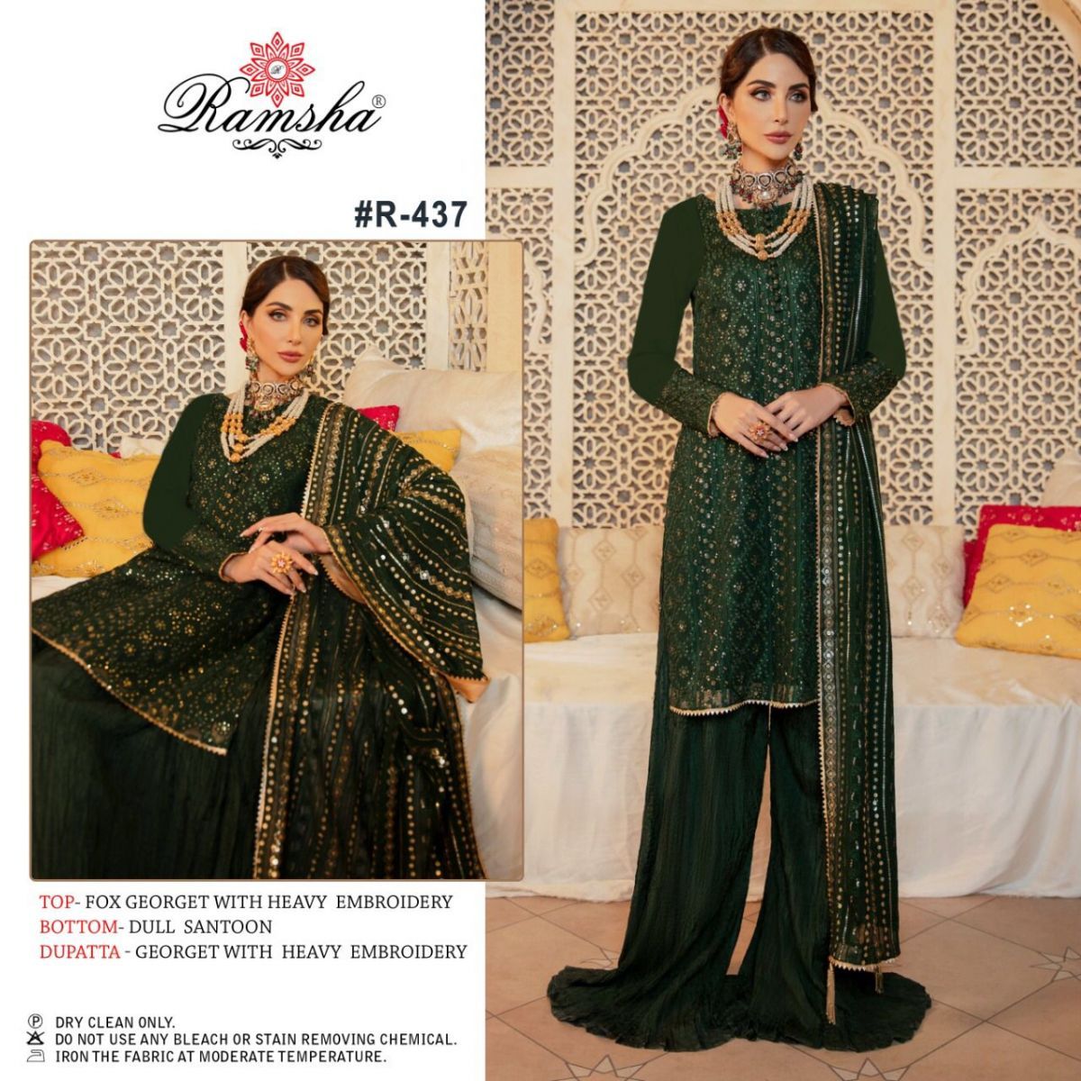 RAMSHA-PRESENT-R-437-TO-R-439-GEORGETTE-PAKISTANI-SALWAR-KAMEEZ-WHOLESALER-4