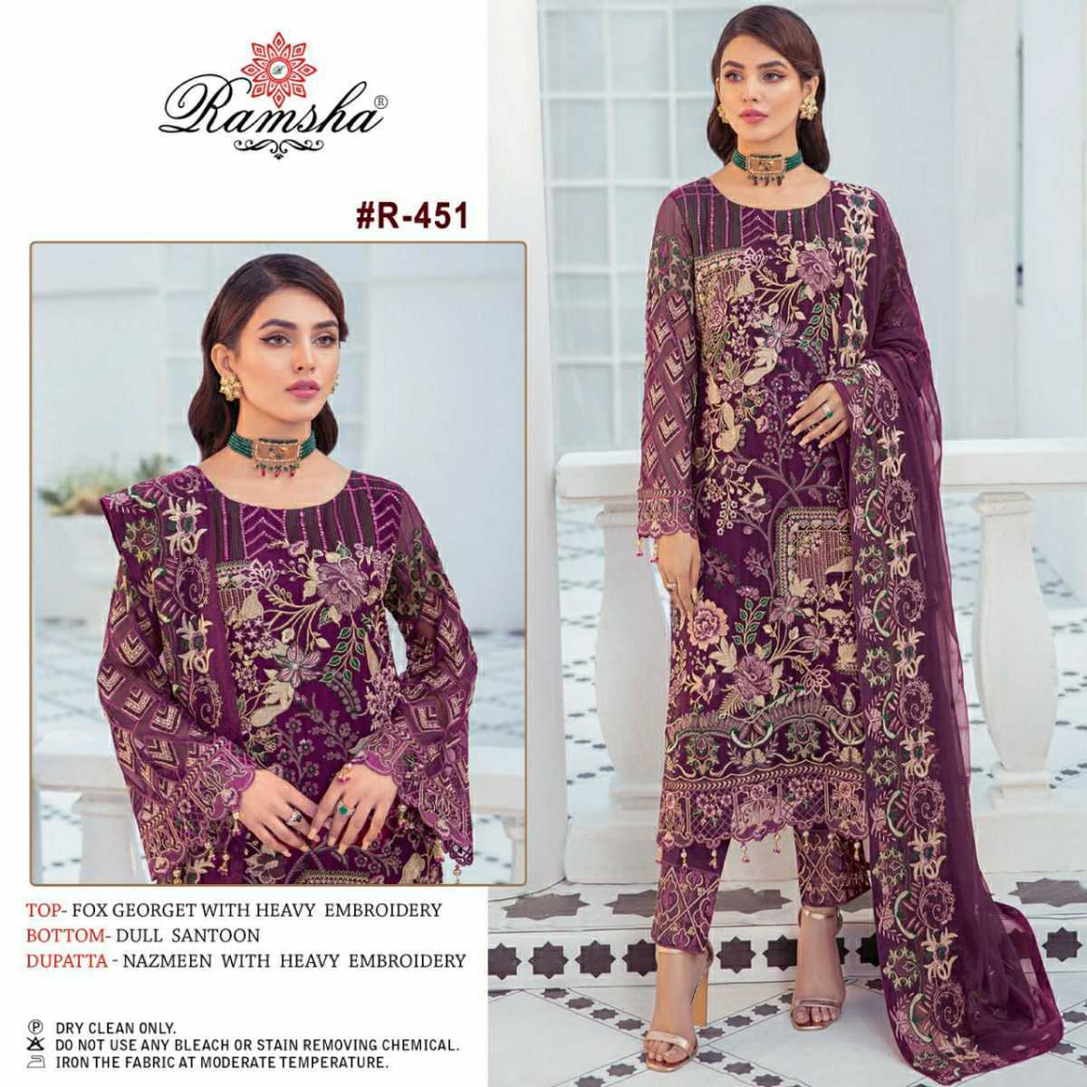 RAMSHA-PRESENT-R-451-R-476-GEORGETTE-PAKISTANI-SALWAR-KAMEEZ-WHOLESALE-2