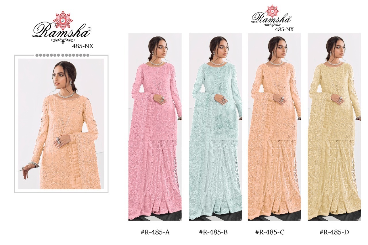RAMSHA-PRESENT-R-485-NX-GEORGETTE-PAKISTANI-SUITS-WHOLESALE-5