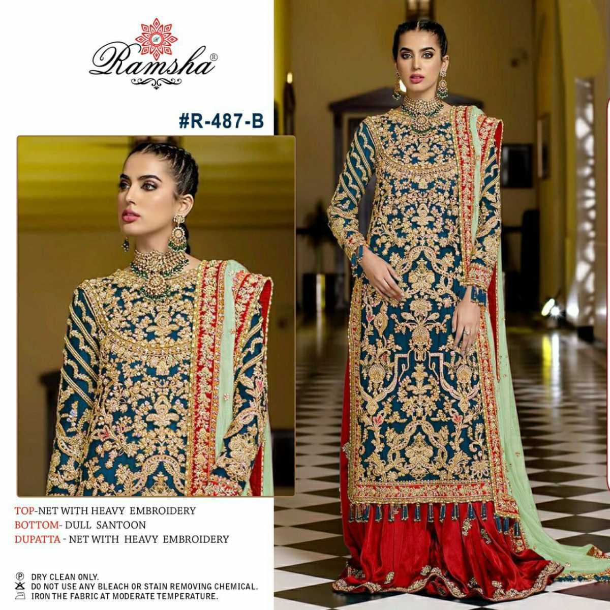 RAMSHA-PRESENT-R-487-GEORGETTE-PAKISTANI-SUITS-4