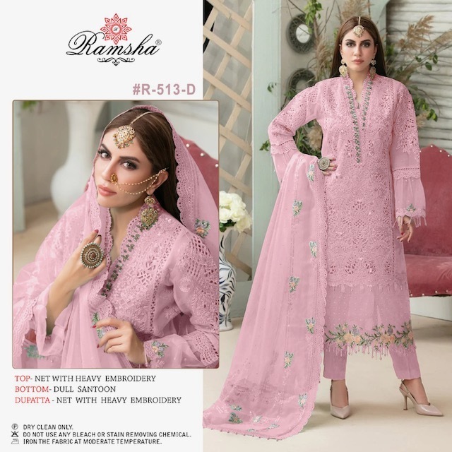 RAMSHA-PRESENT-R-513-NX-NET-EMBROIDERY-PAKISTANI-SUITS-WHOLESALE-4