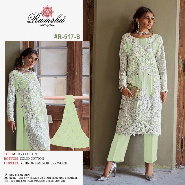 RAMSHA-PRESENT-R-517-NX-MILKY-COTTON-PAKISTANI-SUITS-SURAT-3