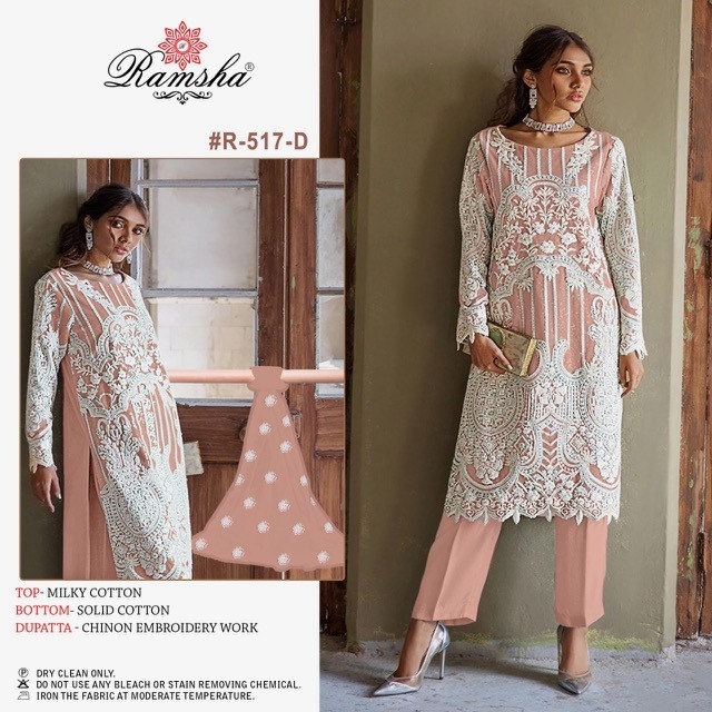 RAMSHA-PRESENT-R-517-NX-MILKY-COTTON-PAKISTANI-SUITS-SURAT-4