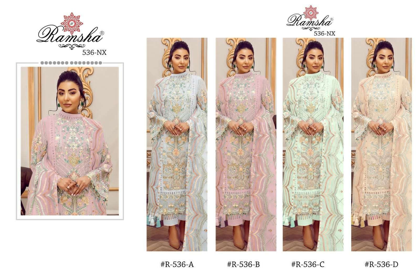 RAMSHA-PRESENT-R-536-NX-FOUX-GEORGETTE-SUITS-WHOLESALER-SURAT-5