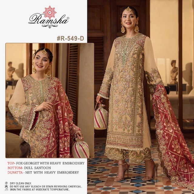 RAMSHA-PRESENT-R-549-NX-GEORGETTE-PAKISTANI-SUITS-WHOLESALER-SURAT-4