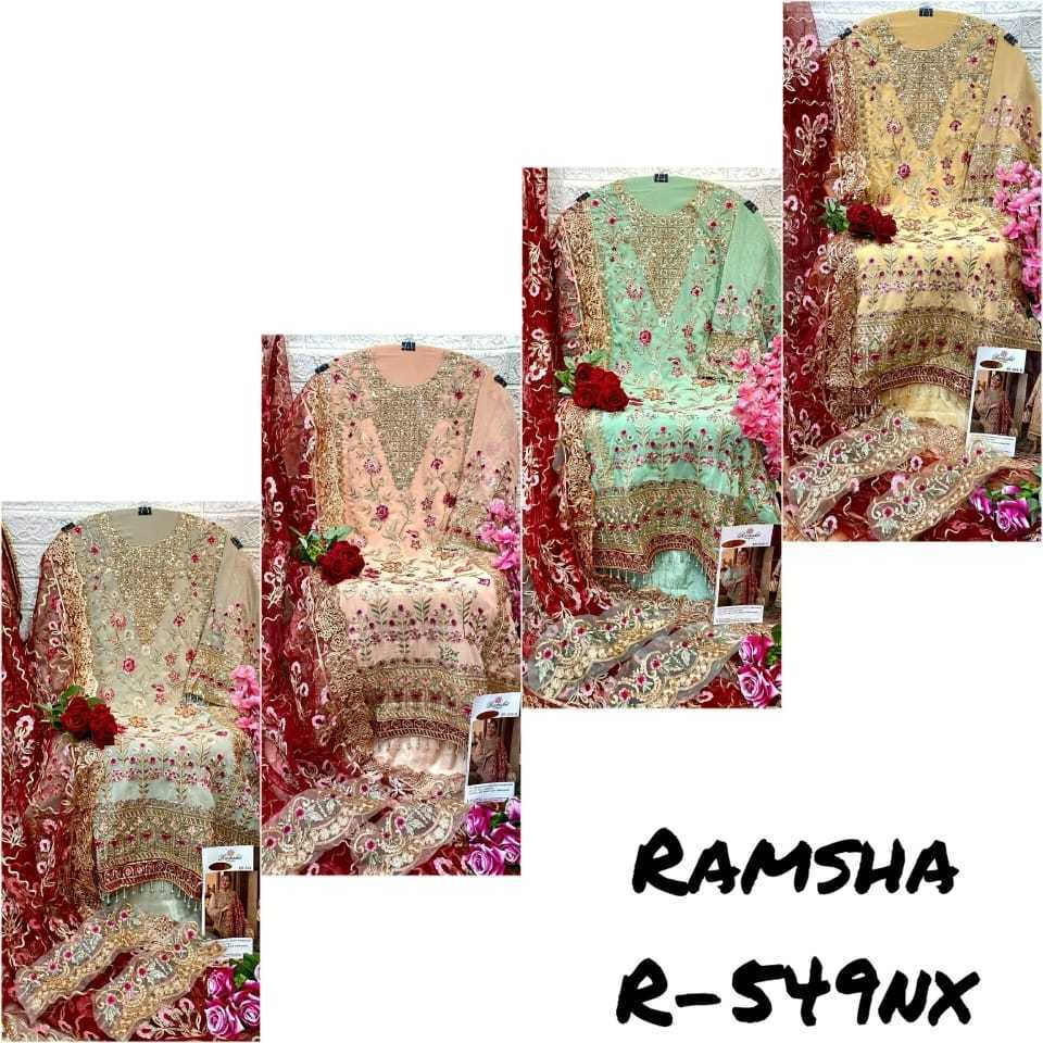 RAMSHA-PRESENT-R-549-NX-GEORGETTE-PAKISTANI-SUITS-WHOLESALER-SURAT-9