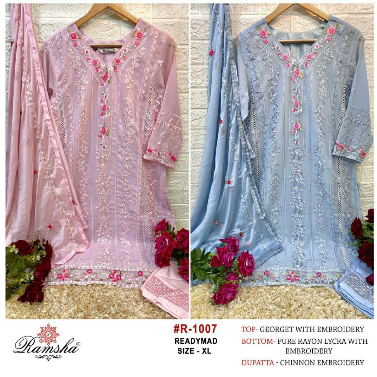 RAMSHA-R-1007-GEORGETTE-TOP-BOTTOM-WITH-DUPATTA-WHOLESALER-SURAT-3