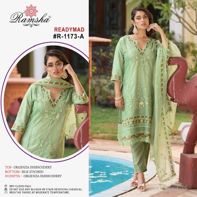 RAMSHA-R-1173-READYMADE-COLLECTION-ORGENZA-SUITS-WHOLESALER-IN-SURAT-2