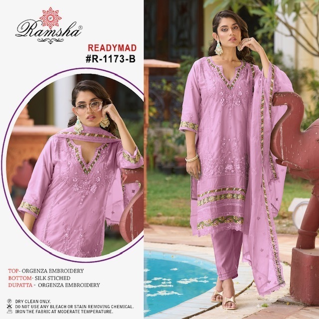 RAMSHA-R-1173-READYMADE-COLLECTION-ORGENZA-SUITS-WHOLESALER-IN-SURAT-3