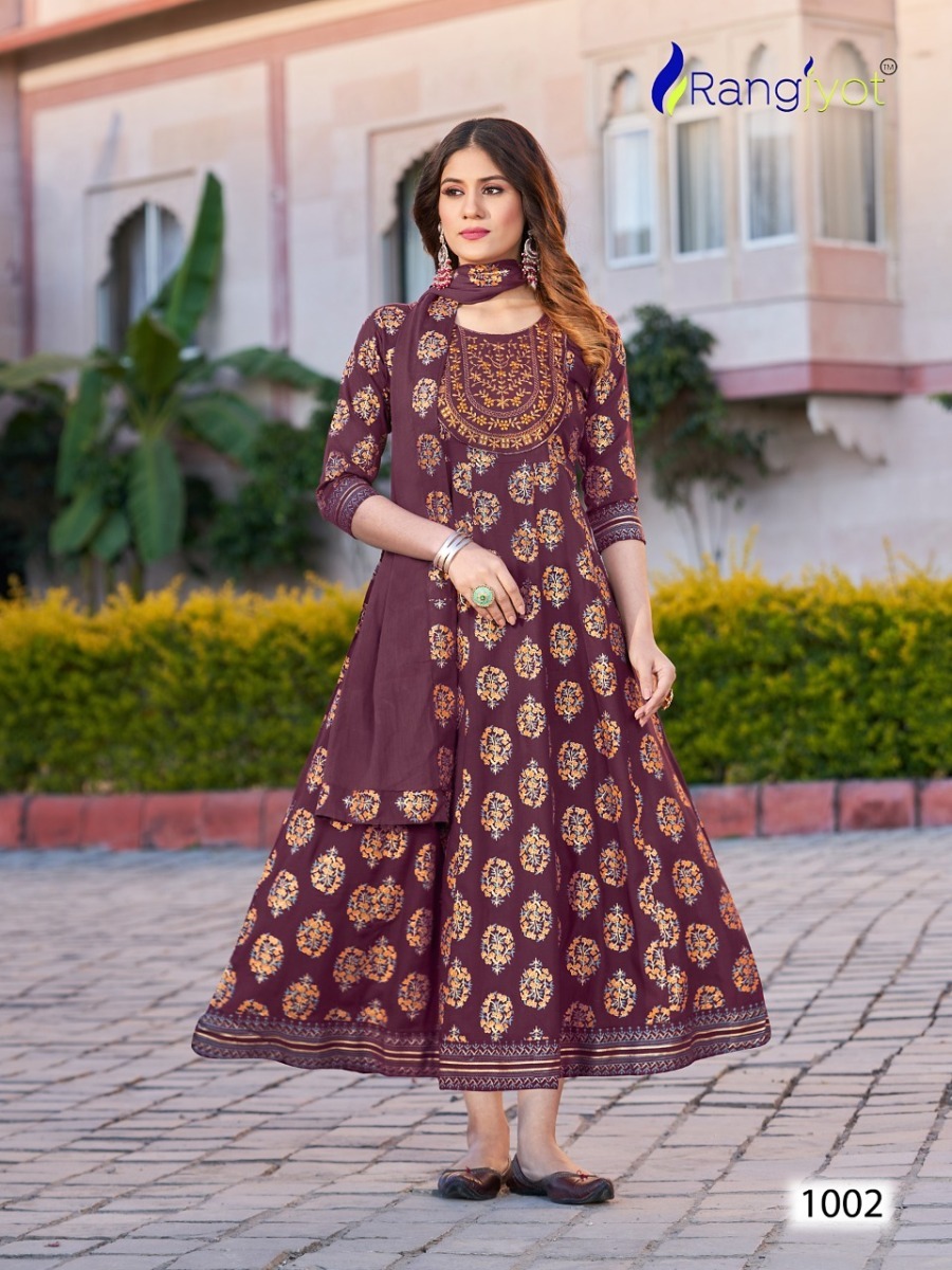 RANGJYOT-JANVI-RAYON-SLUB-GOWN-WITH-DUPATTA-WHOLESALER-SURAT-7