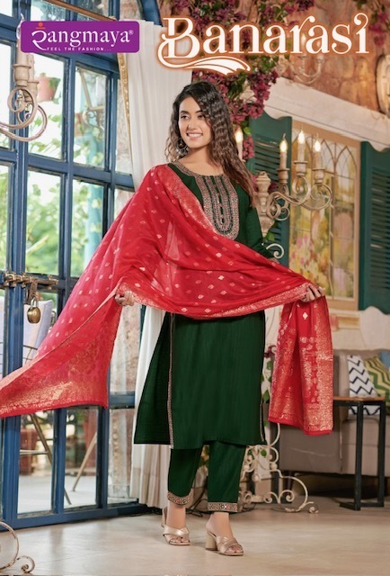 RANGMAYA-BANARASI-ROMAN-READYMADE-KURTI-WHOLESALER-IN-SURAT-4