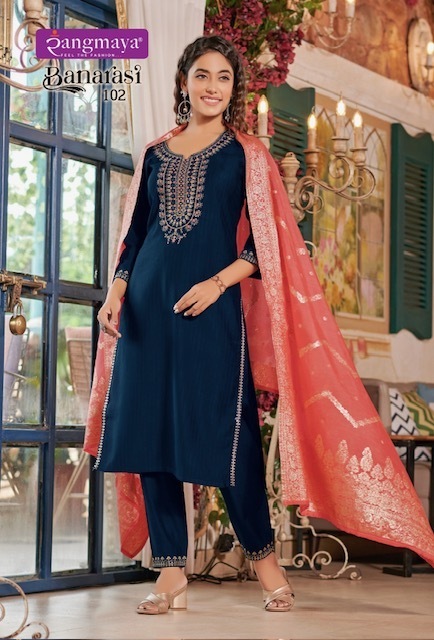 RANGMAYA-BANARASI-ROMAN-READYMADE-KURTI-WHOLESALER-IN-SURAT-9