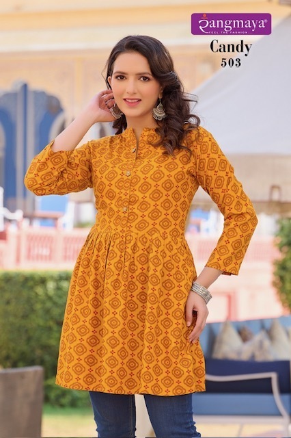 RANGMAYA-CANDY-5-COTTON-SHORT-KURTI-DISTRIBUTOR-IN-SURAT-7