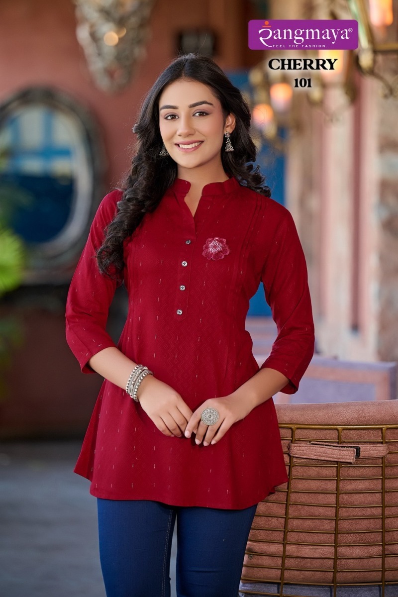 RANGMAYA-CHERRY-SHORT-TOPS-TUNICS-WHOLESALER-1