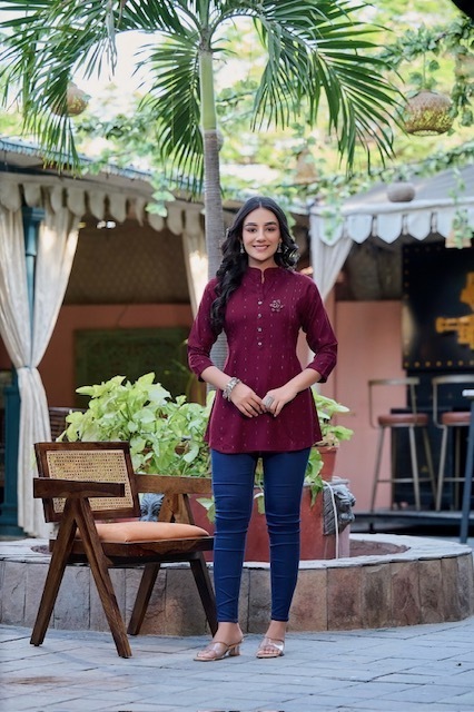 RANGMAYA-CHERRY-SHORT-TOPS-TUNICS-WHOLESALER-11