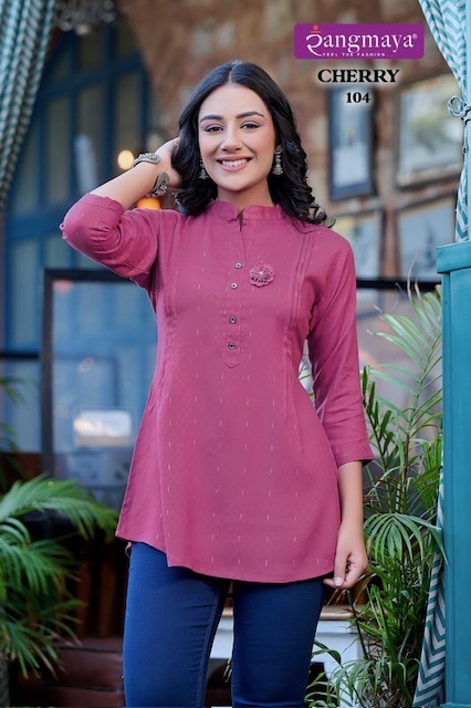 RANGMAYA-CHERRY-SHORT-TOPS-TUNICS-WHOLESALER-5