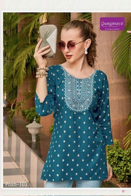 RANGMAYA-POSH-RAYON-SHORT-KURTI-WHOLESALER-IN-SURAT-8