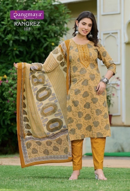 RANGMAYA-RANGREZ-COTTON-READYMDE-KURTI-PANT-WITH-DUPATTA-WHOLESALER-IN-SURAT-4