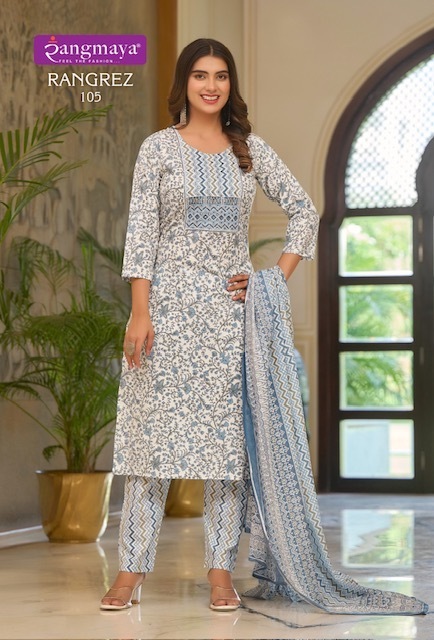 RANGMAYA-RANGREZ-COTTON-READYMDE-KURTI-PANT-WITH-DUPATTA-WHOLESALER-IN-SURAT-5