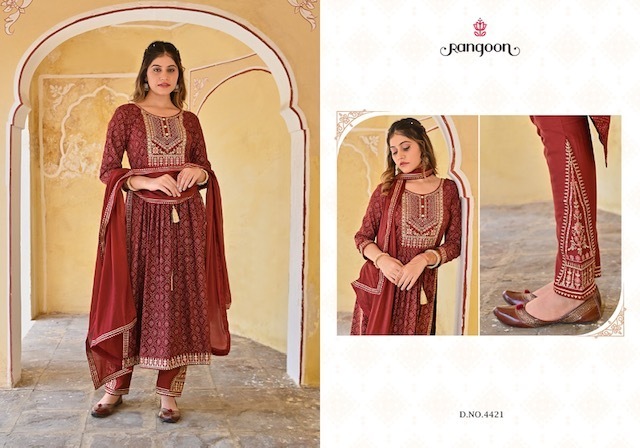 RANGOON-BANDHEJ-RAYON-BANDHEJ-PRINT-KURTIS-3PCS-SET-CATALOGUE-9