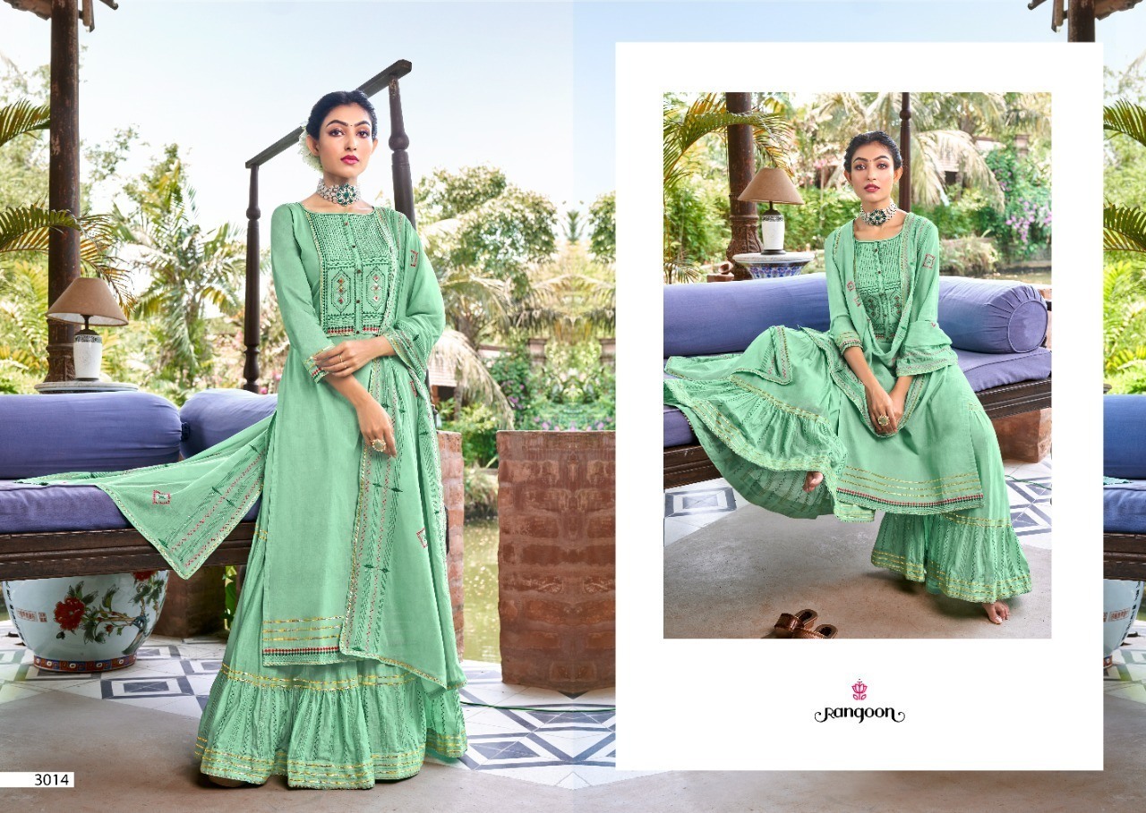 RANGOON-GHOOMAR-D.NO-3011-3016-DESIGNER-TOP-WITH-SHARARA-LATEST-CATALOGUE-3