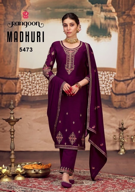 RANGOON-MADHURI-SILK-FANCY-WORK-READYMADE-KURTI-WHOLESALER-IN-SURAT-5