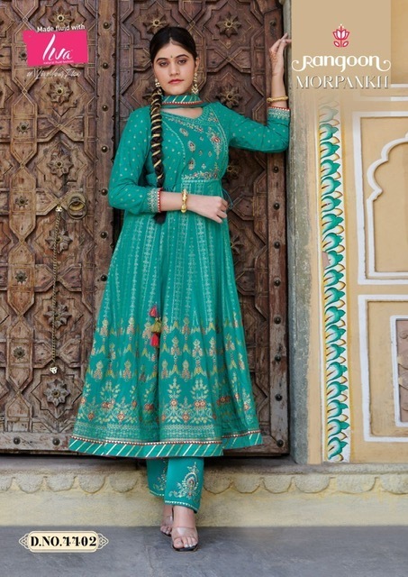 RANGOON-MORPANKH-RAYON-PRINT-TOP-PANT-WITH-DUPATTA-WHOLESALER-SURAT-3