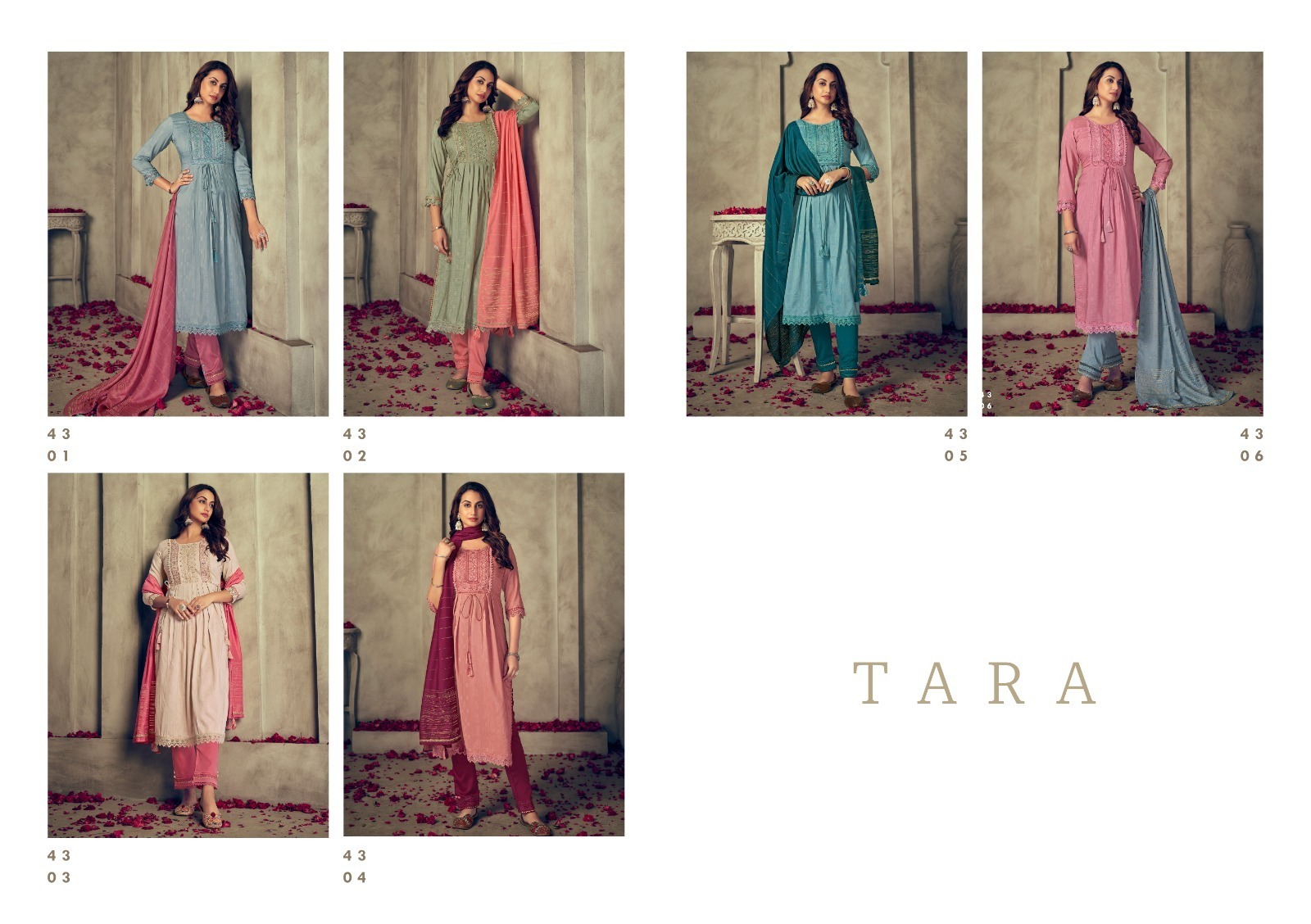RANGOON-TARA-VISCOSE-JARI-DOBBY-KURTI-PANT-WITH-DUPATTA-NEW-CATALOGUE-6