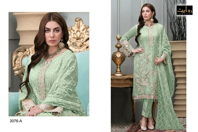 RAWAYAT-AGHANOOR-VOL-3-FOUX-GEORGETTE-EMBROIDERTY-PAKISTANI-SUITS-SURAT-2